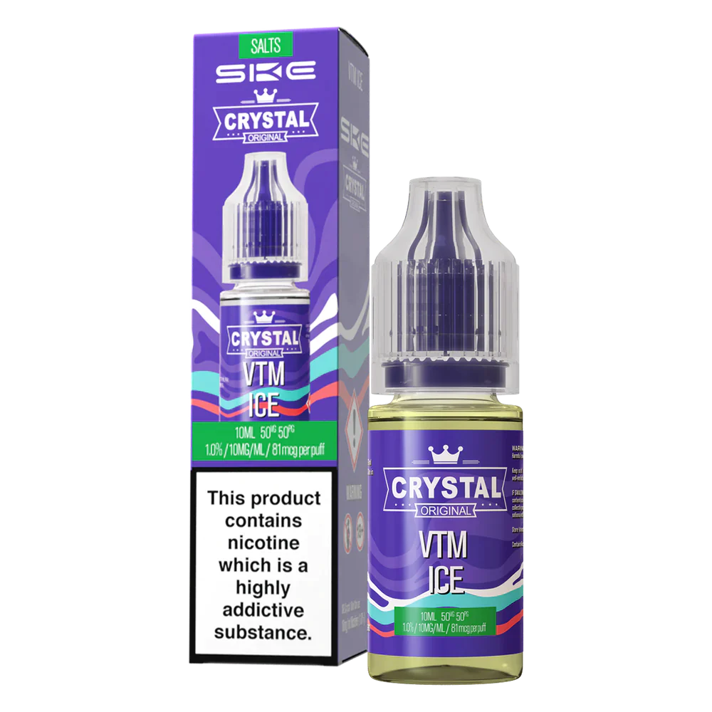 SKE Crystal Nic Salt New Edition 10ml | 50VG/50PG MTL Vaping