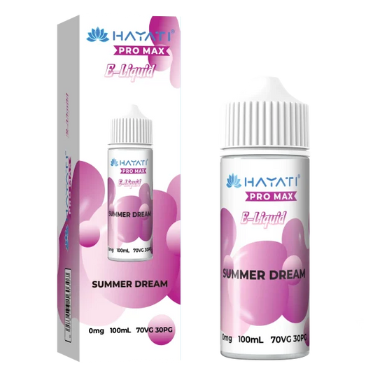 Hayati Pro Max 100ml 50/50 E-Liquid | 20+ Flavours | MTL & DTL Compatible