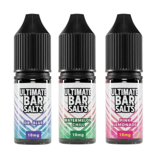 Ultimate Bar Salts 10ml Nic Salt E-Liquid | 10mg & 20mg | Disposable-Inspired Flavours | 50/50 VG/PG | UK Made