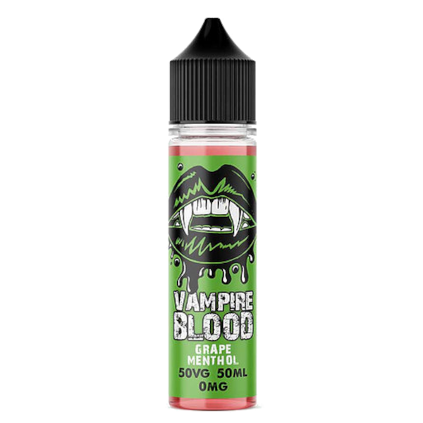 V Blood E Liquid 50ml | Shake & Vape | 50/50 VG MTL | 27 Authentic Flavours