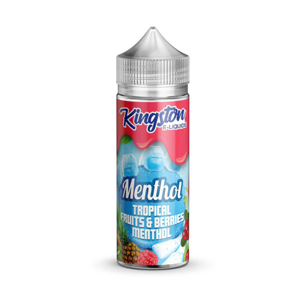Picture of Kingston-tropical-fruits-berries-menthol E-liquid