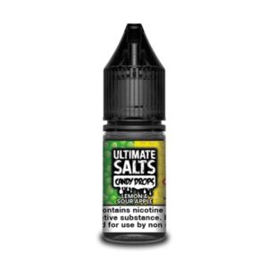 Ultimate Lemon Sour Apple Nic Salts 10mlPicture of Lemon & Sour Apple Ultimate Salts Candy Drops Nic Salts