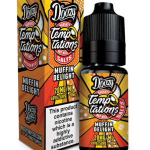 Picture for Muffin Delight By Doozy Temptations 10ml 10/20 MG Nic Salts
