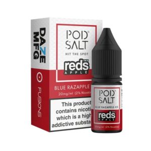 Picture of Fusions Blue Razapple Ice by Pod Salt 10ml