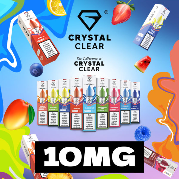 Crystal Clear Nic Salts 10MG