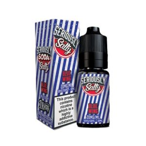 Seriously Soda Blue Wing Doozy Salts 10mlPicture of Blue Wing by Doozy Seriously SODA Salty Nic Salt 10ml