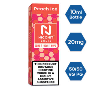Nicohit Peach Ice Nic Salts 10ml