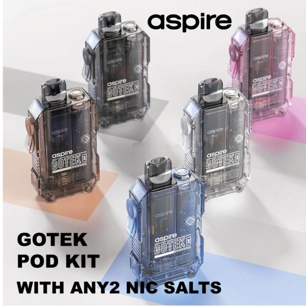 Gotek X Pod Kit And 2x Nic Salts